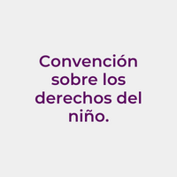 Convención sobre los derechos del niño